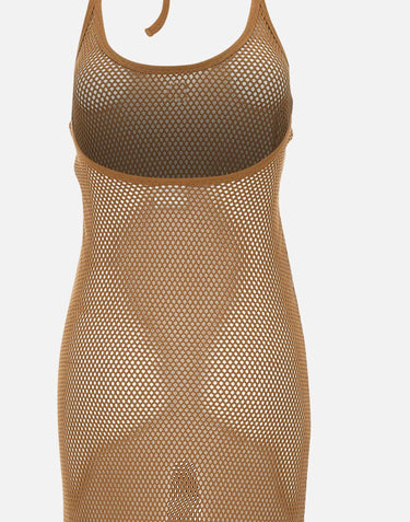 "Holistic mesh long dress" 225JRO625JS0119 1121 COURREGES 