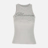 Top con punti luce in cotone stretch 4T070A N0103 BLUMARINE 