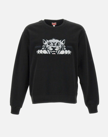 Felpa "Happy tiger" FF65SW2654MF 99J KENZO PARIS 