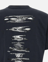 T-shirt "SS Tee Beauty" in cotone P117HBBW225 BLACK PURPLE BRAND 