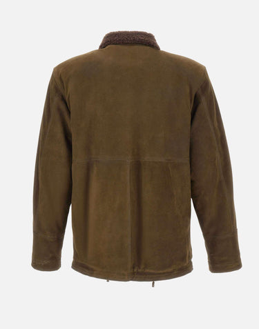 Giacca in pelle "Brera Buccio Vintage" BRERA BUCCIOVINTAGE VOLFAGLI 