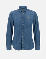 Camicia "Bsr" in denim di cotone 211969458 001 POLO RALPH LAUREN 
