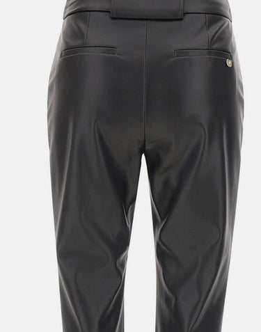 Pantaloni flare in tessuto spalmato CF5016E0624 22222 LIU-JO 