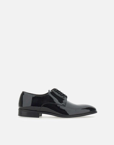 Stringate cerimonia "Rugan" in vernice 50Z8480 NERO CARLO PIGNATELLI 