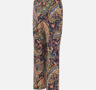 Pantaloni con motivo paisley floreale WREA0069 99SASU8X0884 ETRO 