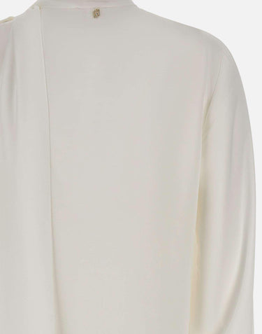 Blusa con sciarpa MF5281T4241 10701 LIU-JO 