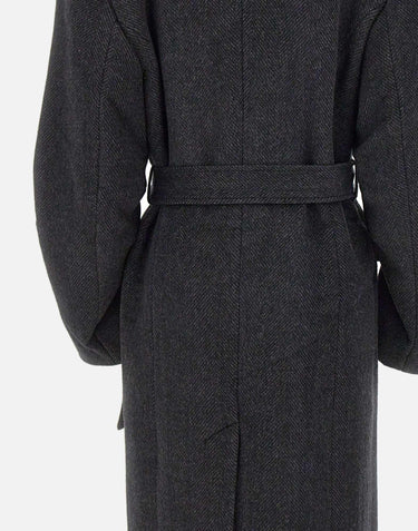 "Faux fur collar long coat" 114692 1205 ROTATE BIRGER CHRISTENSEN 