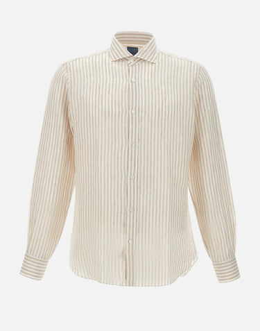 Camicia in  lino LFU02P0147066U 0001 BARBA 