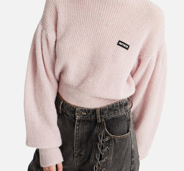 "Knit Puff Crewneck" 114278 191 ROTATE BIRGER CHRISTENSEN 