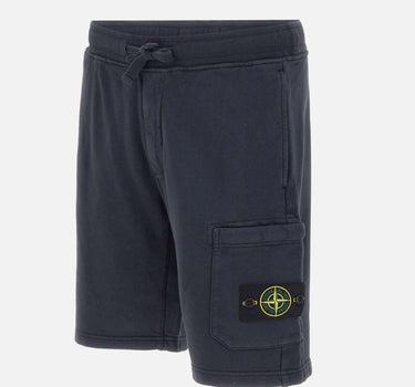Bermuda in felpa di cotone biologico 6200011S0051 V0020 STONE ISLAND 