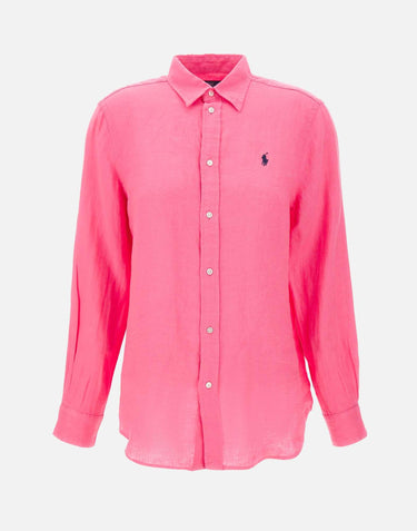 Camicia in lino 211970730 504 POLO RALPH LAUREN 