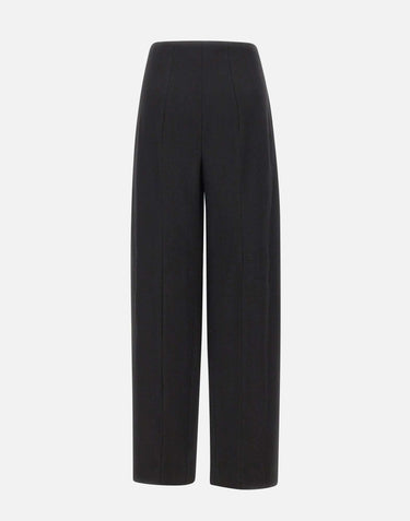 Pantaloni "Eugenie" 1425WTR006632C BLACK VICTORIA BECKHAM 