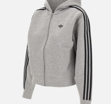 "Adicolor 3-Stripes Spacer Full-Zip Hoodie" JY2620 GREY ADIDAS 