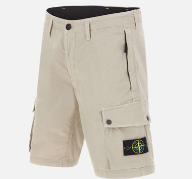 Bermuda in twill di cotone biologico stretch L100019S0A10 V0061 STONE ISLAND 