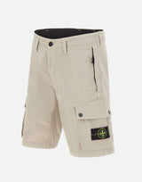 Bermuda in twill di cotone biologico stretch L100019S0A10 V0061 STONE ISLAND 
