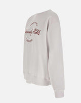 Felpa "Beverly Script Crewneck" ST07164257WH01 WHITE SPORTY & RICH 