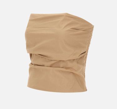 Top in popeline di cotone QPJLE028 6026 KAOS 