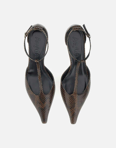 Scarpe con tacco "Liz" PU0596006003 MOKA AEYDE 