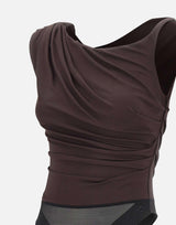 Body in jersey con spalla gioiello BO01361E2 EV9 ELISABETTA FRANCHI 