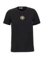 T-shirt con placca logo MA00866E2 110 ELISABETTA FRANCHI 