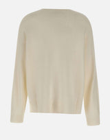 Maglia in misto lana con intarsi MF5444MS76L 10701 LIU-JO 