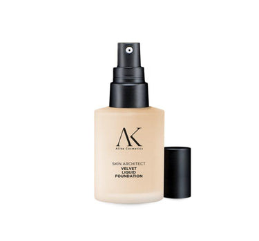"Velvet Liquid Foundation02 Alabaster" 30ml SAVLF 02 AKSIMONEBELLI 