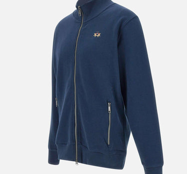 Felpa "Fleece diagonal" in cotone MAF004 FP58007017 LA MARTINA 