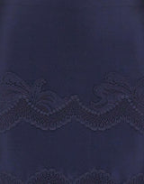 Gonna midi in pizzo e jersey 26AJJU021PA0170 P481 RABANNE 