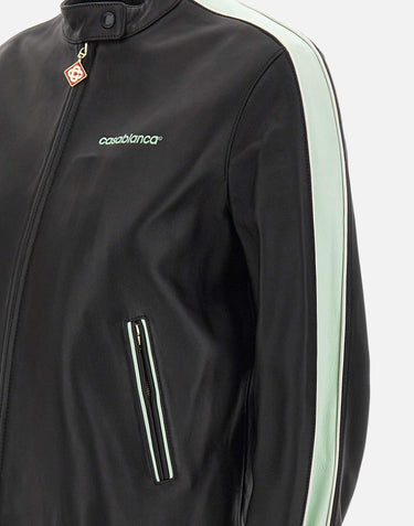 "Leather racer jkt" WPF25JK400 01 CASABLANCA 