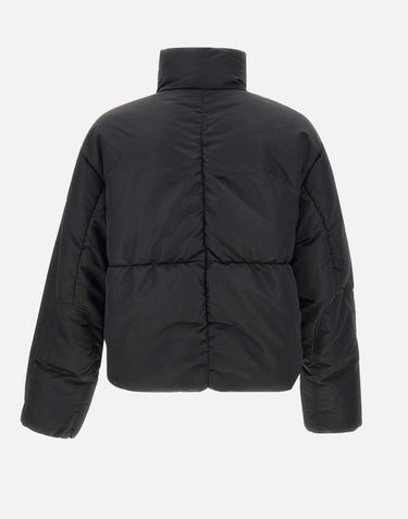 "Twill Puffer Jacket" M6092 TCBJ425BLACK PURPLE BRAND 