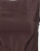 Top drappeggiato "Fonda" FONDA DKBROWN LOULOU DE SAISON 