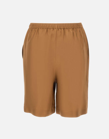 Shorts in seta ZINIALDS MACADAMIA LOULOU DE SAISON 