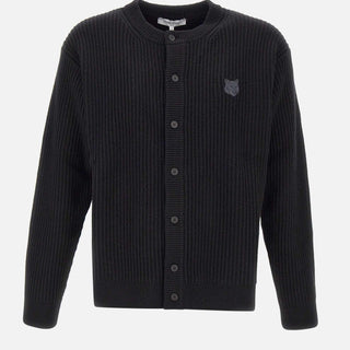 "Fox head cardigan" PM00508KT1149 P199 MAISON KITSUNE' 