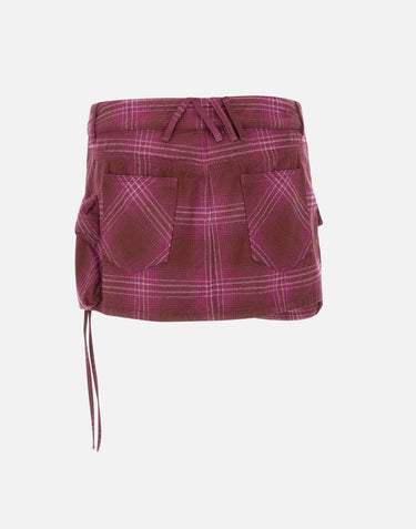 Mini skirt in cotone e lana 251WCR00136 CCC115AA114 THE ATTICO 
