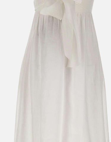 Abito bustier in tela di lino 2616221012600 002 MAX MARA STUDIO 