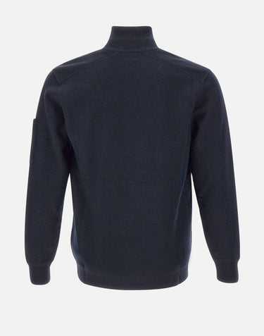 "Merino Wool Felted Polo Collar" 19CMKN199A 110468A888 C.P. COMPANY 