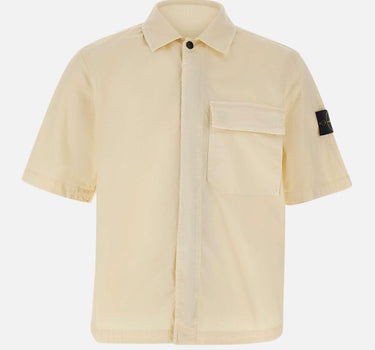 Camicia in twill di cotone biologico stretch 1100025S0A10 V0093 STONE ISLAND 