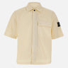 Camicia in twill di cotone biologico stretch 1100025S0A10 V0093 STONE ISLAND 