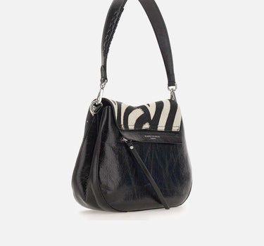 Borsa a spalla "Helena Round" BS12576 CAVINTZEBRABIANCONERO GIANNI CHIARINI 