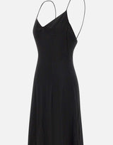 Abito "Amelie" in crepe di viscosa 6028 NERO LES FILLES D'EVA 