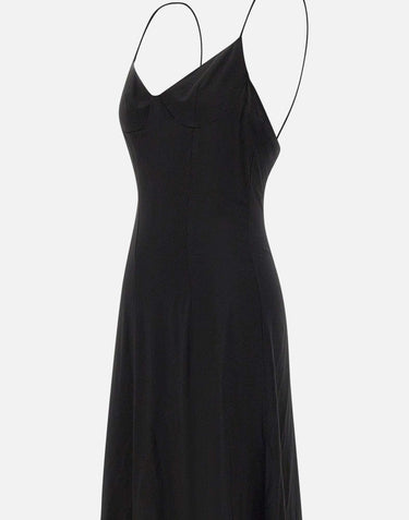 Abito "Amelie" in crepe di viscosa 6028 NERO LES FILLES D'EVA 