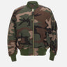 "MA-1 Base Flight Bomber Jacket" 756111C 408 ALPHA INDUSTRIES ULTRAVIOLET 