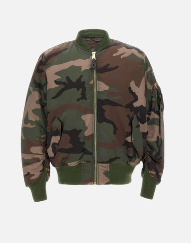 "MA-1 Base Flight Bomber Jacket" 756111C 408 ALPHA INDUSTRIES ULTRAVIOLET 