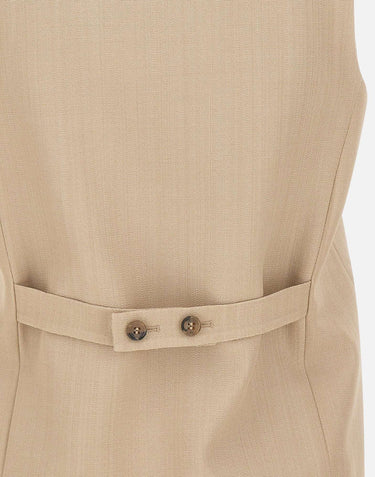 Gilet "Paco" PACO BEIGE LOULOU DE SAISON 