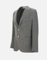 Blazer in misto lino, lana e seta M75GIAK03 TES0K02422N ELEVENTY 