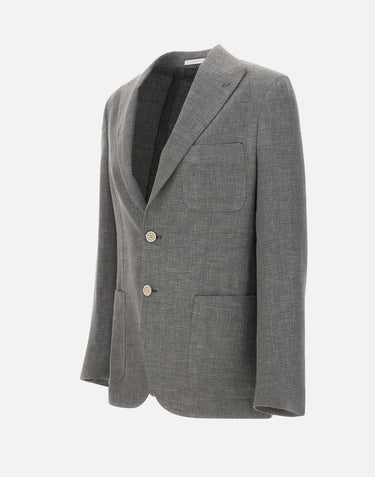 Blazer in misto lino, lana e seta M75GIAK03 TES0K02422N ELEVENTY 