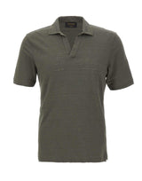 Polo in lino 60160 96803410 GRAN SASSO 