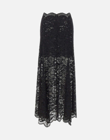 Gonna lunga svasata in pizzo 26PJJU131PA0170 P001 RABANNE 