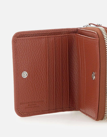 "Wallet dollaro" PFW4953A GRNBRICKRED GIANNI CHIARINI 