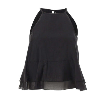 Top smanicato con balze SP1GX030 0001 KAOS 